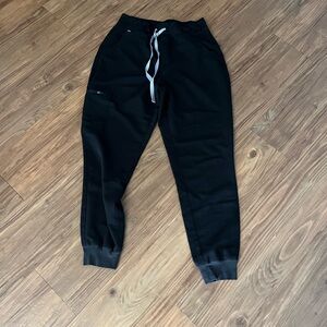Figs Black Jogger Pants